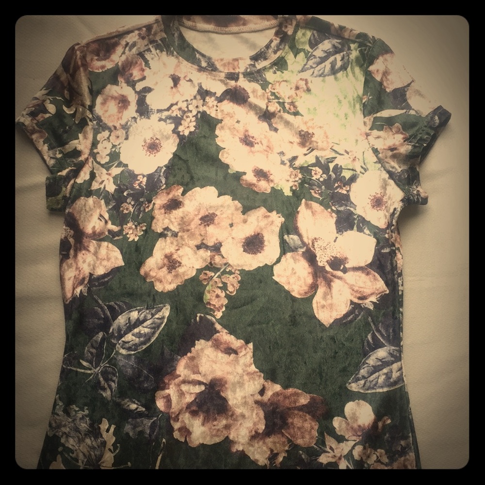 NWOT Velour bodycon dress